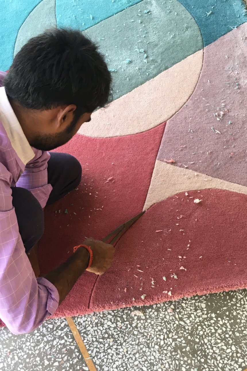 La Coupeé Teal by Claire Gaudion vloerkleed Brokking vloerkledenspecialist.ont.stuurlui.dev IJsselstein