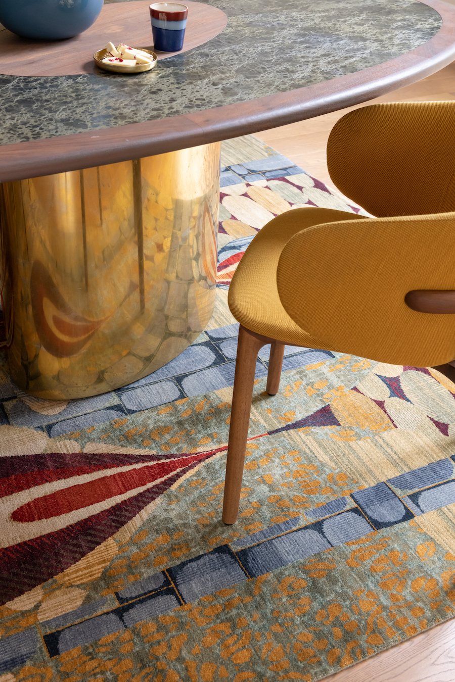 Vloerkleed Rex Ray Filbert multi Brokking Vloerkledenspecialist