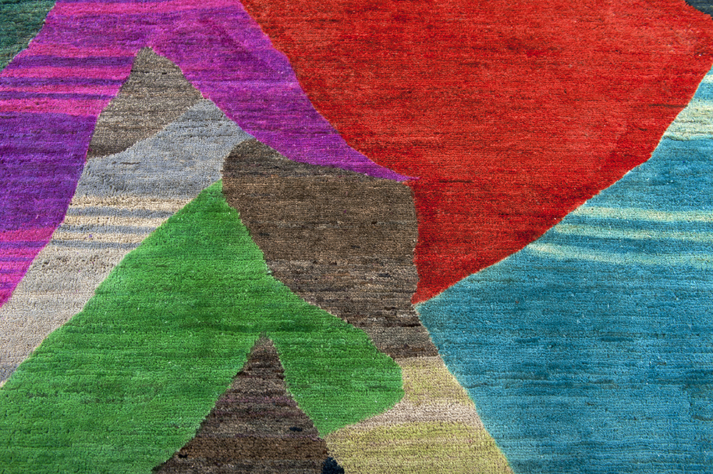 Painting Art vloerkleed detail1 - Brokking Vloerkledenspecialist