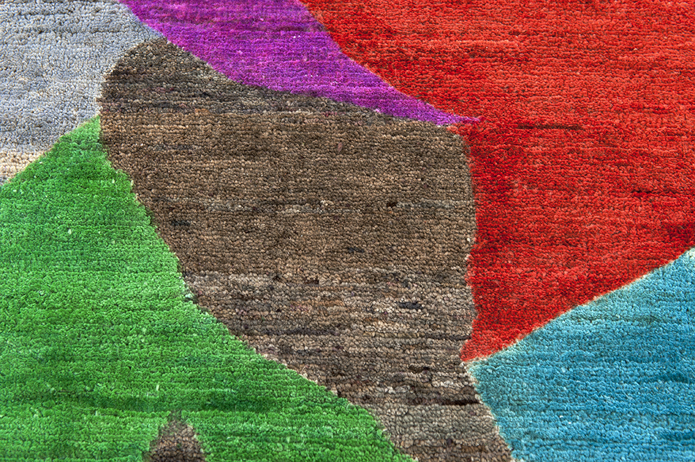 Painting Art vloerkleed detail2 - Brokking Vloerkledenspecialist