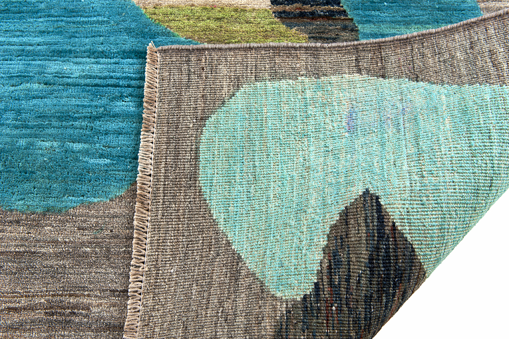 Painting Art vloerkleed corner - Brokking Vloerkledenspecialist