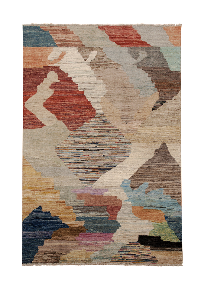 Pakistan Ziegler modern painting vloerkleed Brokking vloerkledenspecialist.ont.stuurlui.dev IJsselstein