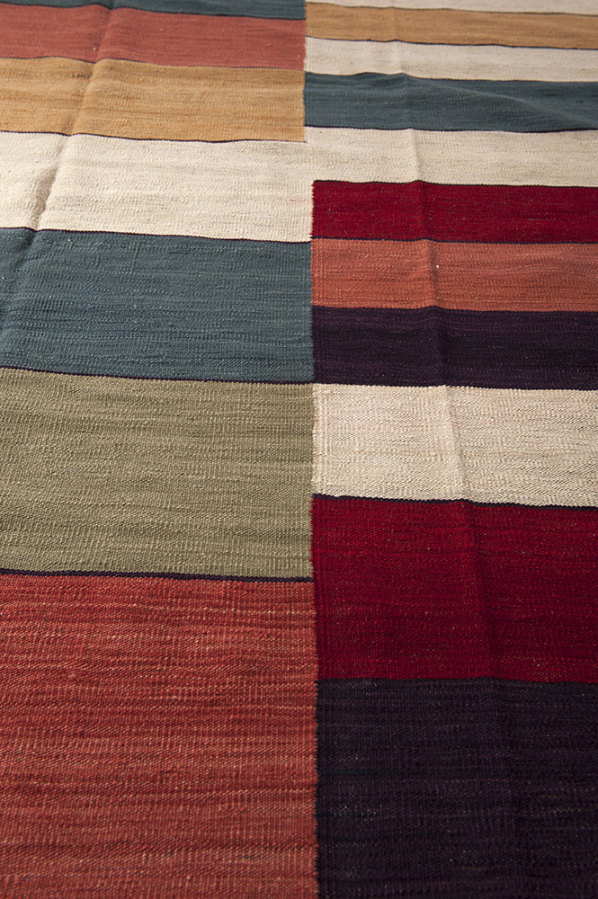 Modern Kelim vloerkleed Blocks Brokking vloerkledenspecialist.ont.stuurlui.dev IJsselstein