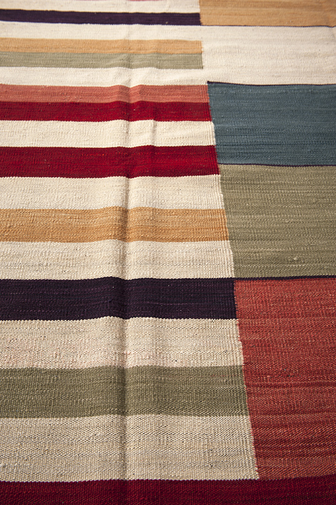 Modern Kelim vloerkleed Blocks Brokking vloerkledenspecialist.ont.stuurlui.dev IJsselstein