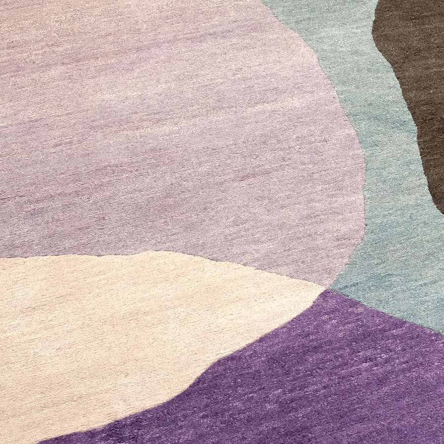 Modern handgeknoopt Nepal Organic vloerkleed