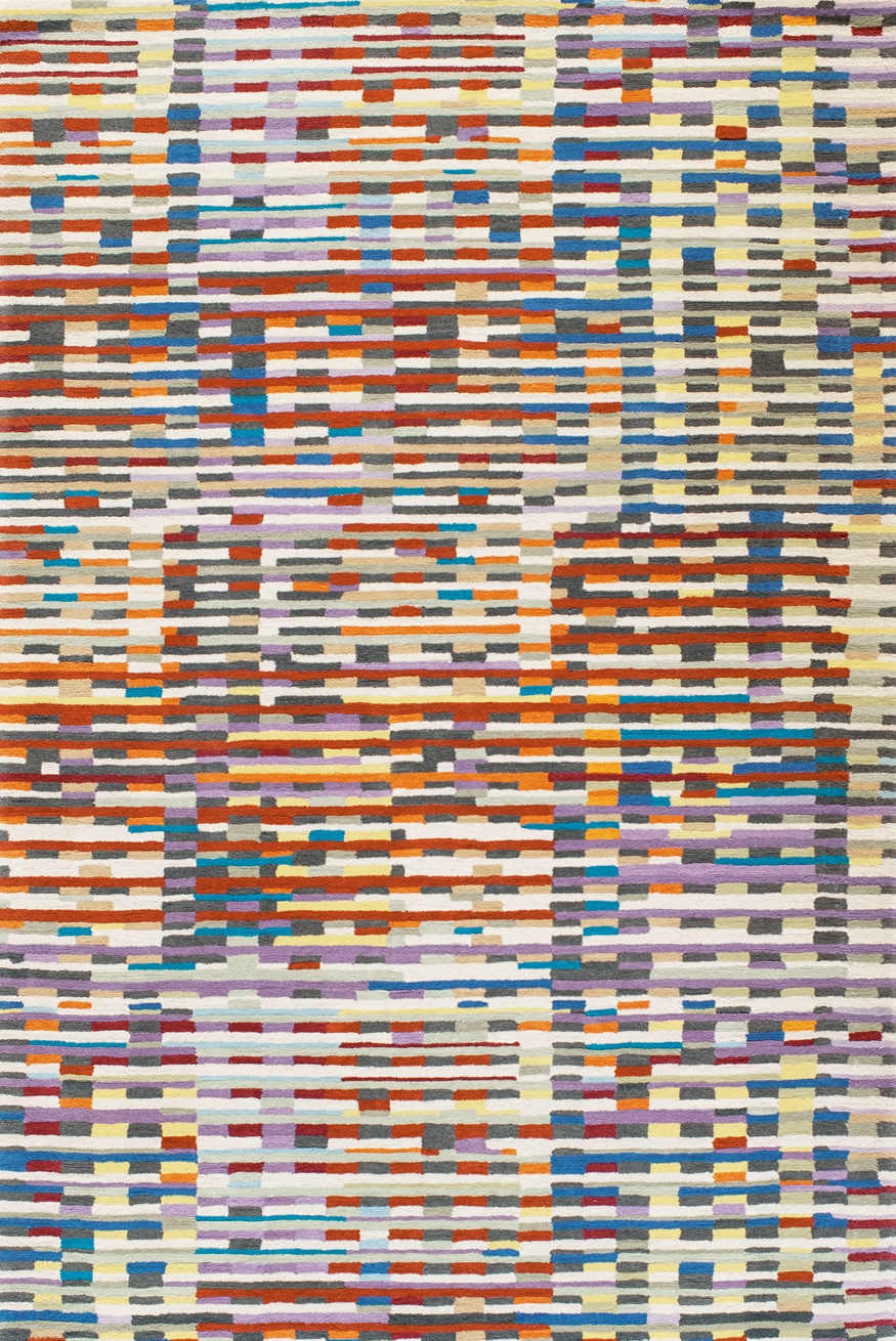 Kleurrijk vloerkleed Cinetic Toulemonde Bochart