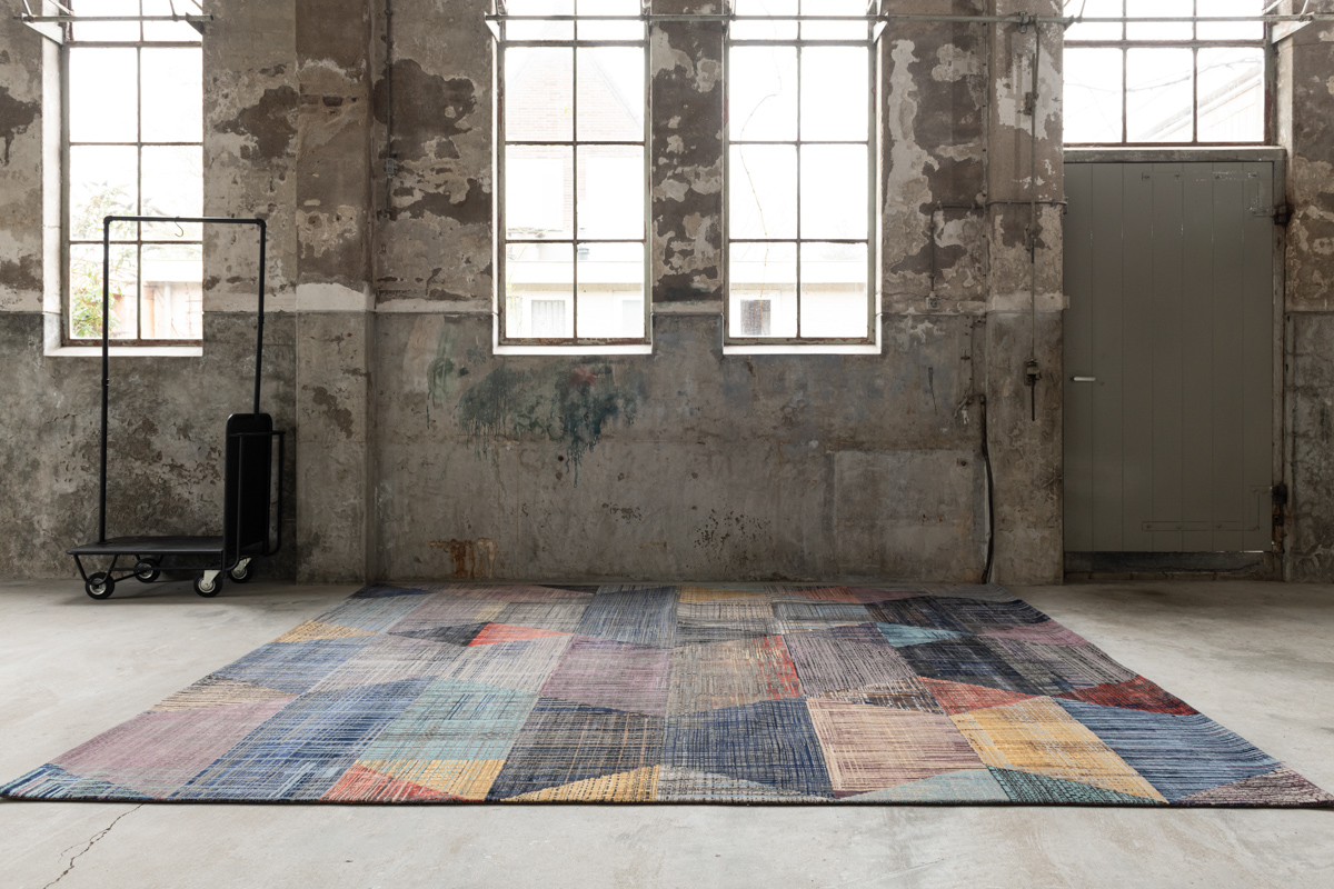 India Elements Charcoal Denim vloerkleed sfeer