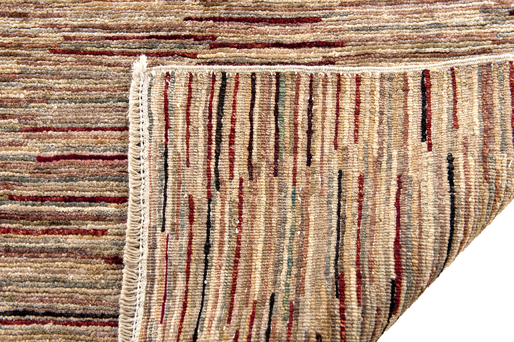 Pakistan stripes loper corner - Brokking Vloerkledenspecialist