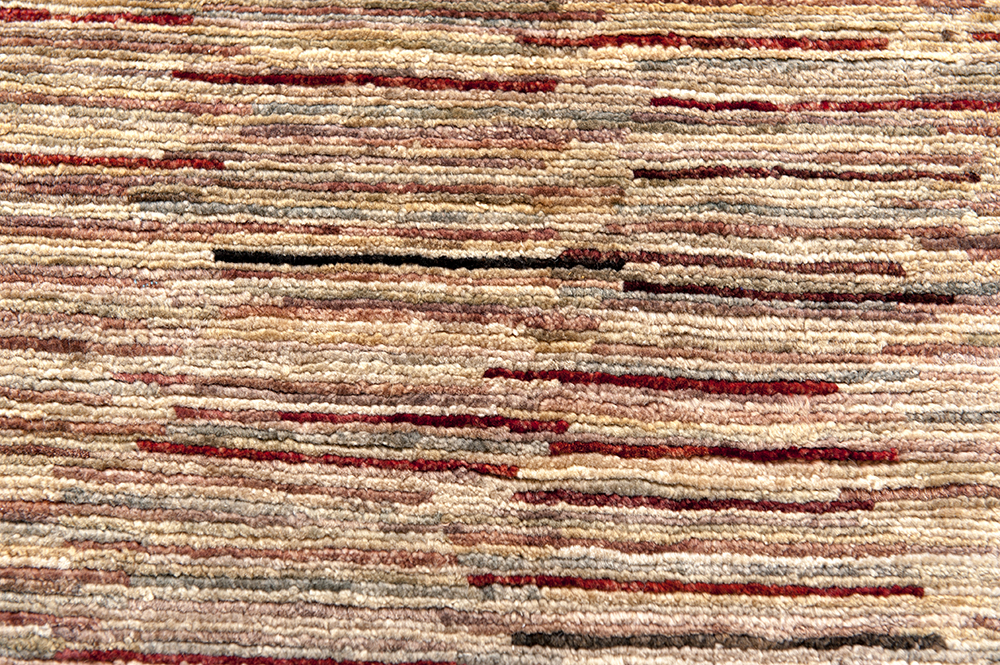 Pakistan stripes loper detail - Brokking Vloerkledenspecialist