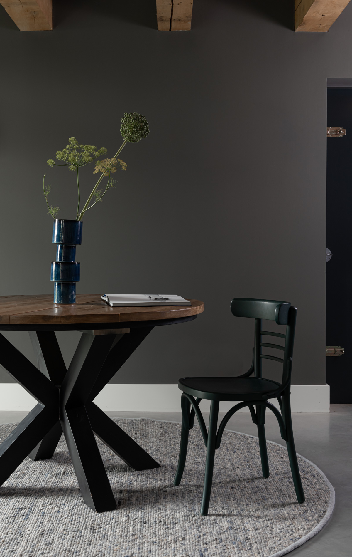 Rond vloerkleed de Munk Carpets Napoli 08