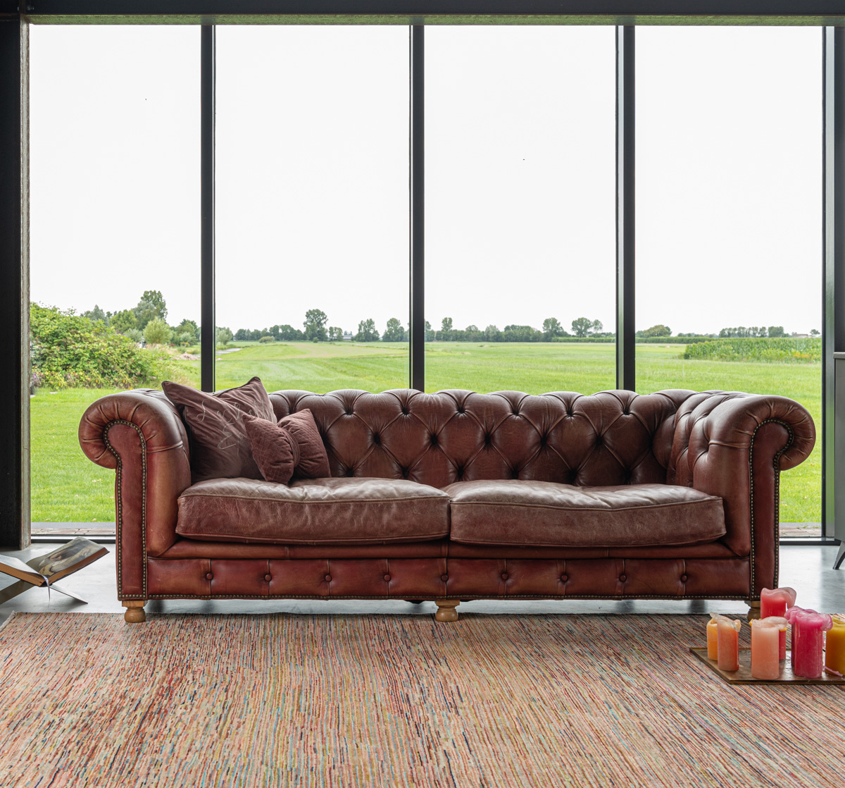 Pakistan modern stripe Ziegler vloerkleed