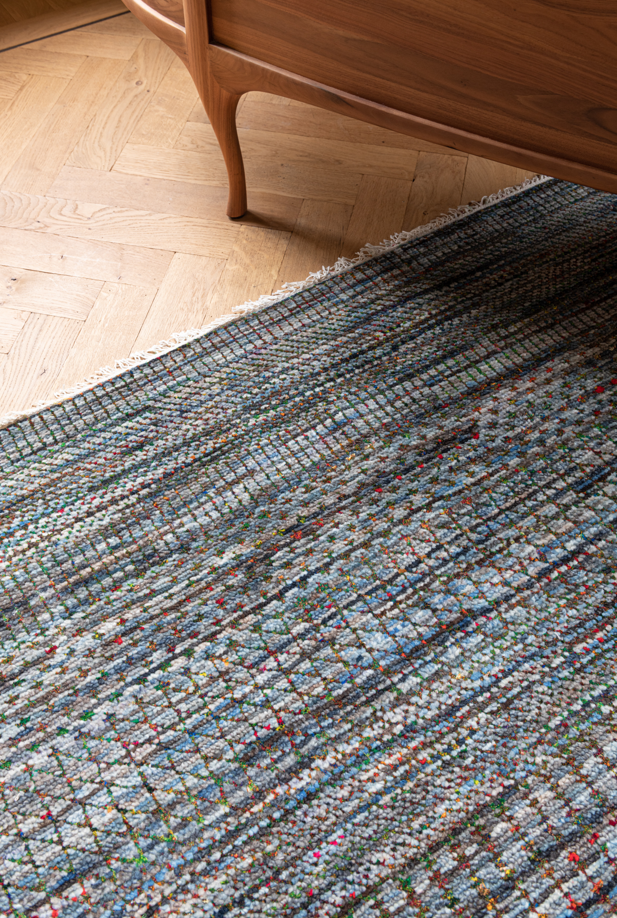 Spirit vloerkleed grey-multi detail