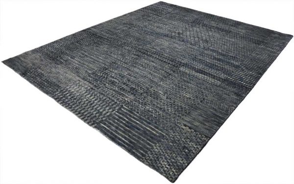 Umbra Fields grijsblauw vloerkleed