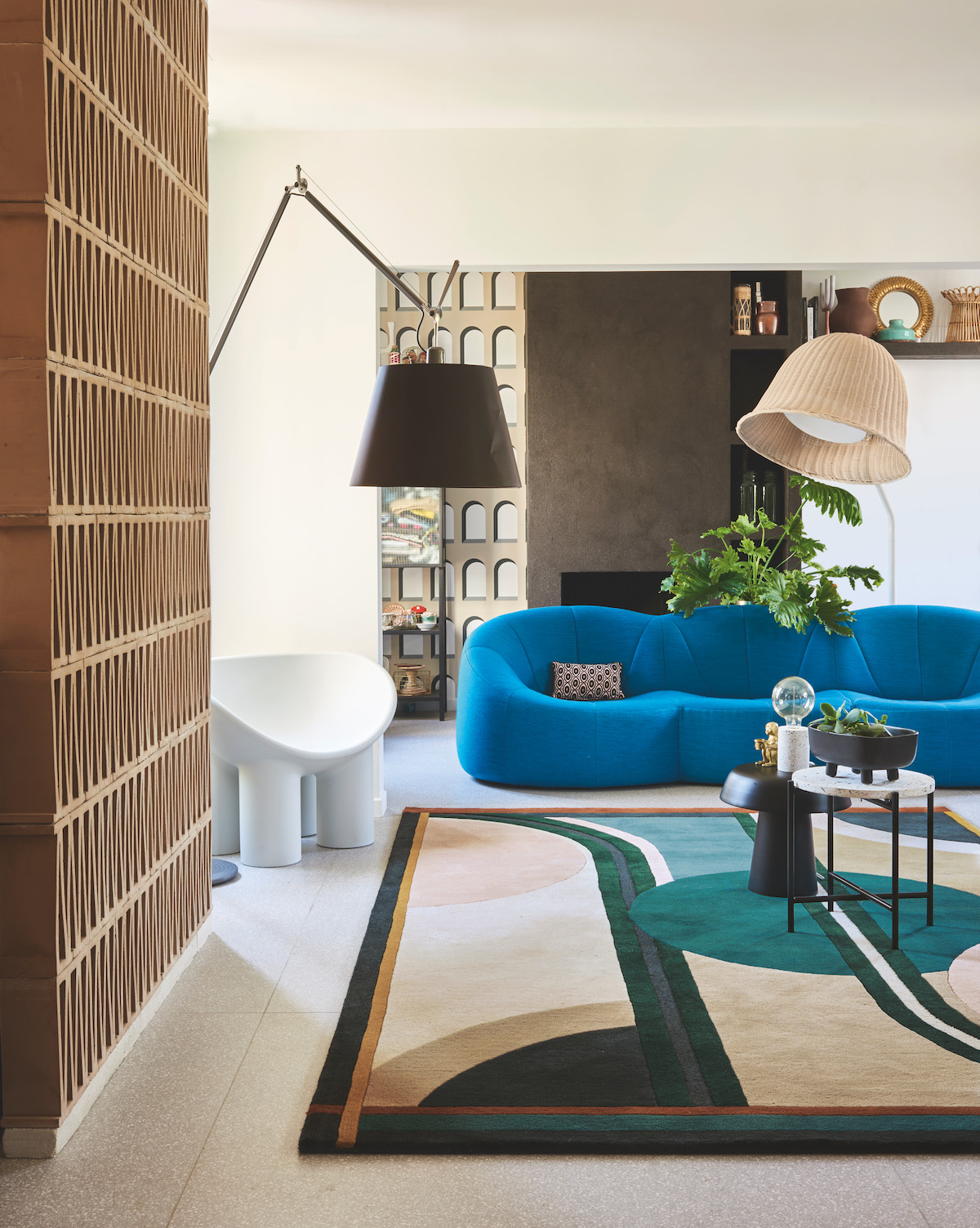 Vloerkleed Designer Toulemonde Bochart sfeerfoto