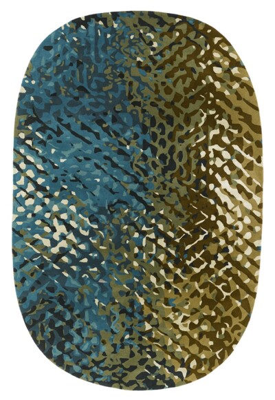 Toulemonde Bochart Apidea-Bleu-vert_Designer_S.Accoceberry Brokking vloerkledenspecialist.ont.stuurlui.dev IJsselstein