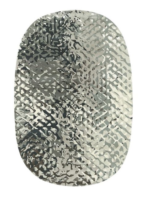 Toulemonde Bochart Apidea Silver vloerkleed