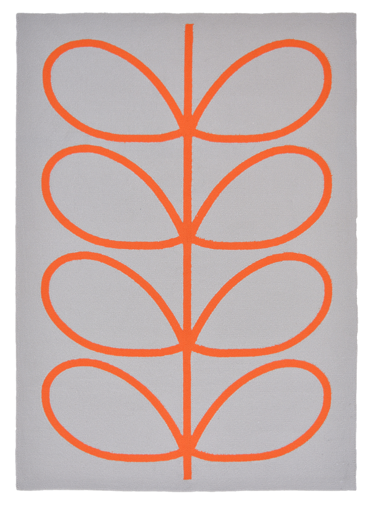 Outdoor vloerkleed Giant linear stem persimmon