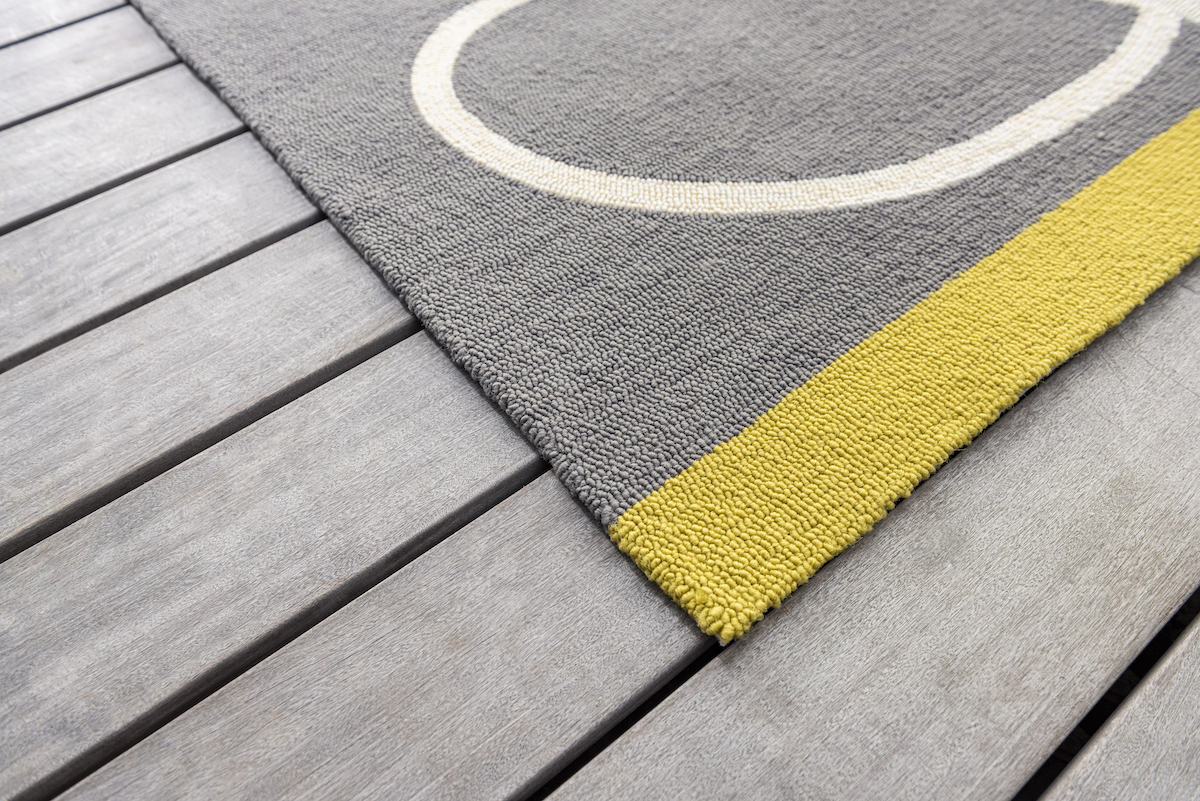 Outdoor vloerkleed Orla Kiely Giant linear stem slate