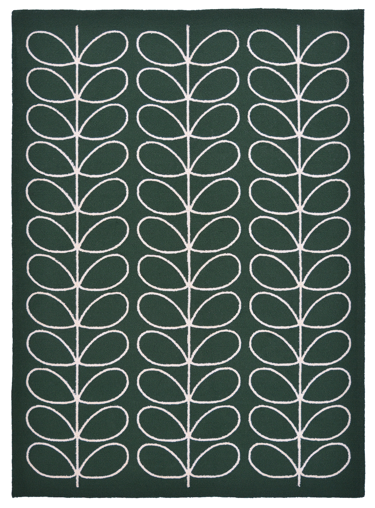 Outdoor vloerkleed Orla Kiely Linear Stem Jade
