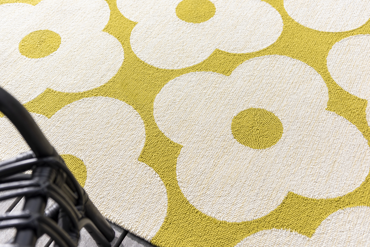 Outdoor vloerkleed Orla Kiely Spot flower dandelion