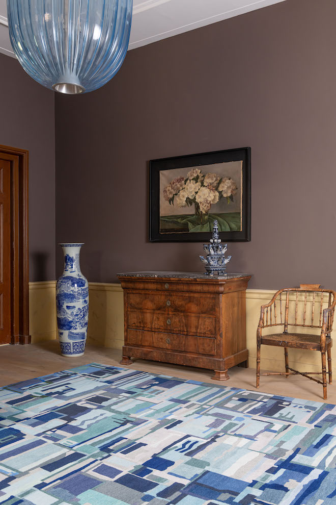 Nepal Blue Architect design vloerkleed