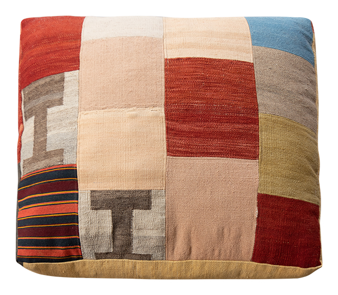 Kelim patchwork kussen uit Turkije