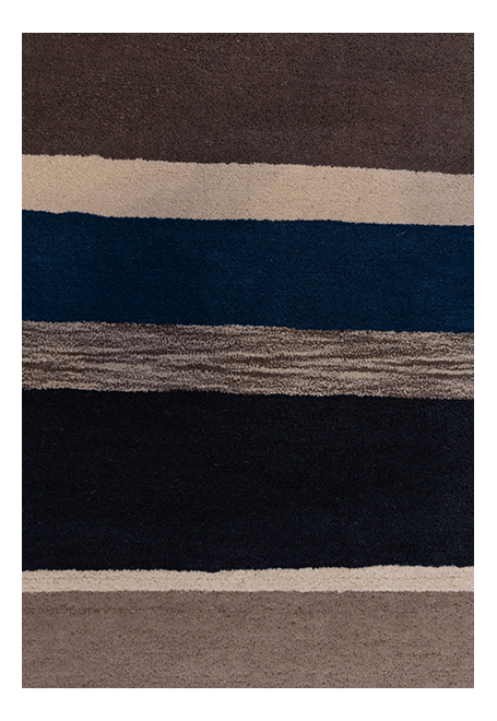 Modern design stripes vloerkleed uit India