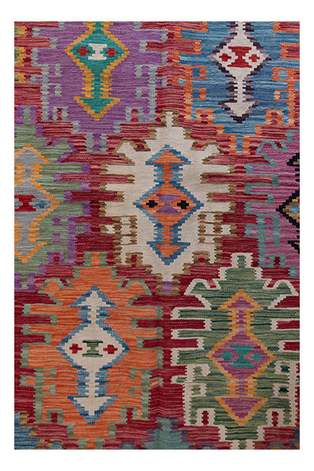 Afghan Modern Kelim vloerkleed BR01746