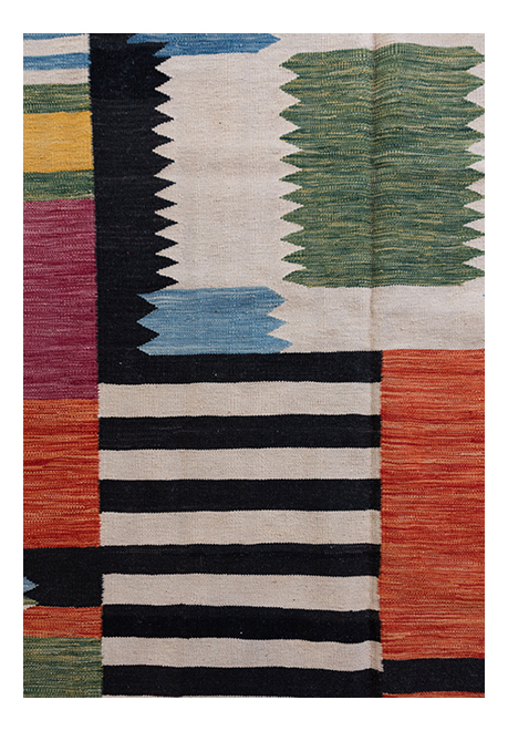 Afghan Modern Kelim vloerkleed BR01743