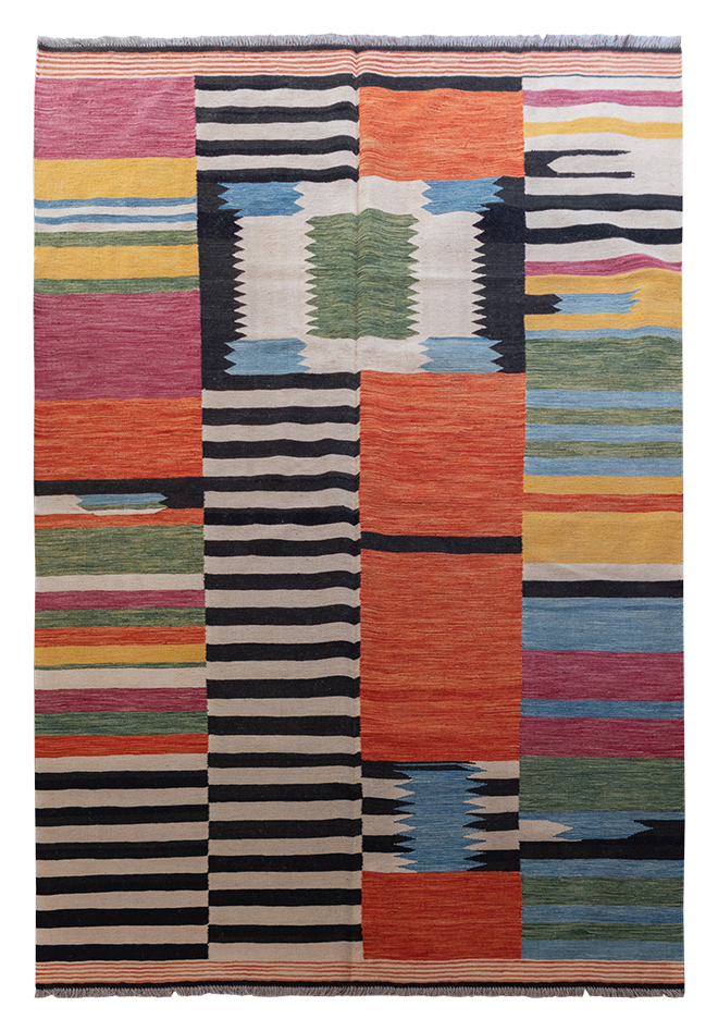 Afghan Modern Kelim vloerkleed BR01743