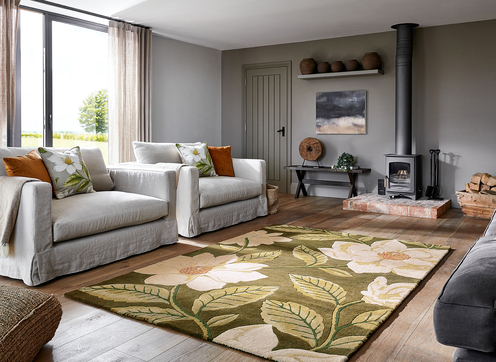 Sanderson Grandiflora 145607 vloerkleed