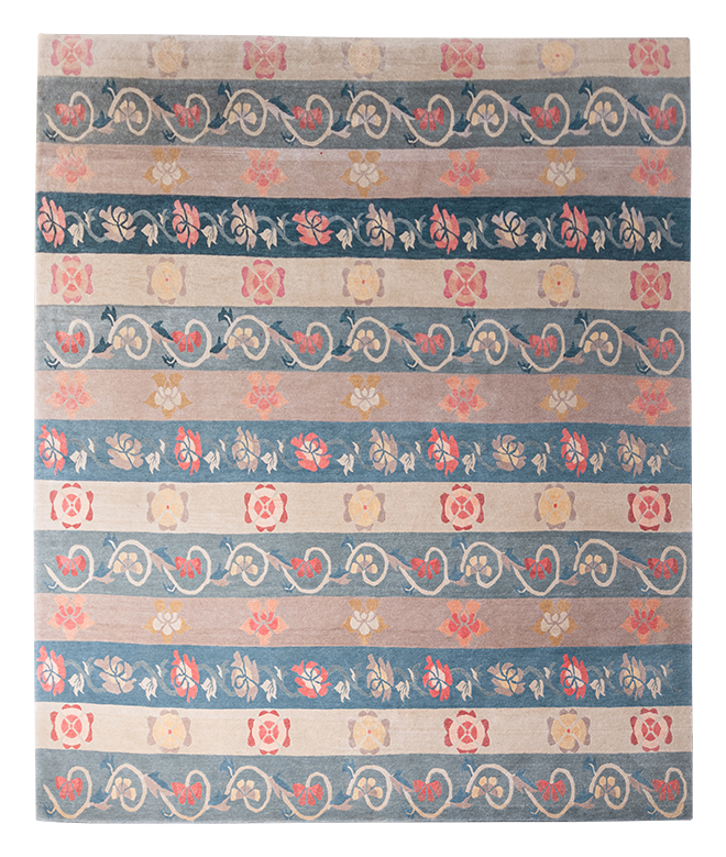 Gold Star design vloerkleed uit Nepal