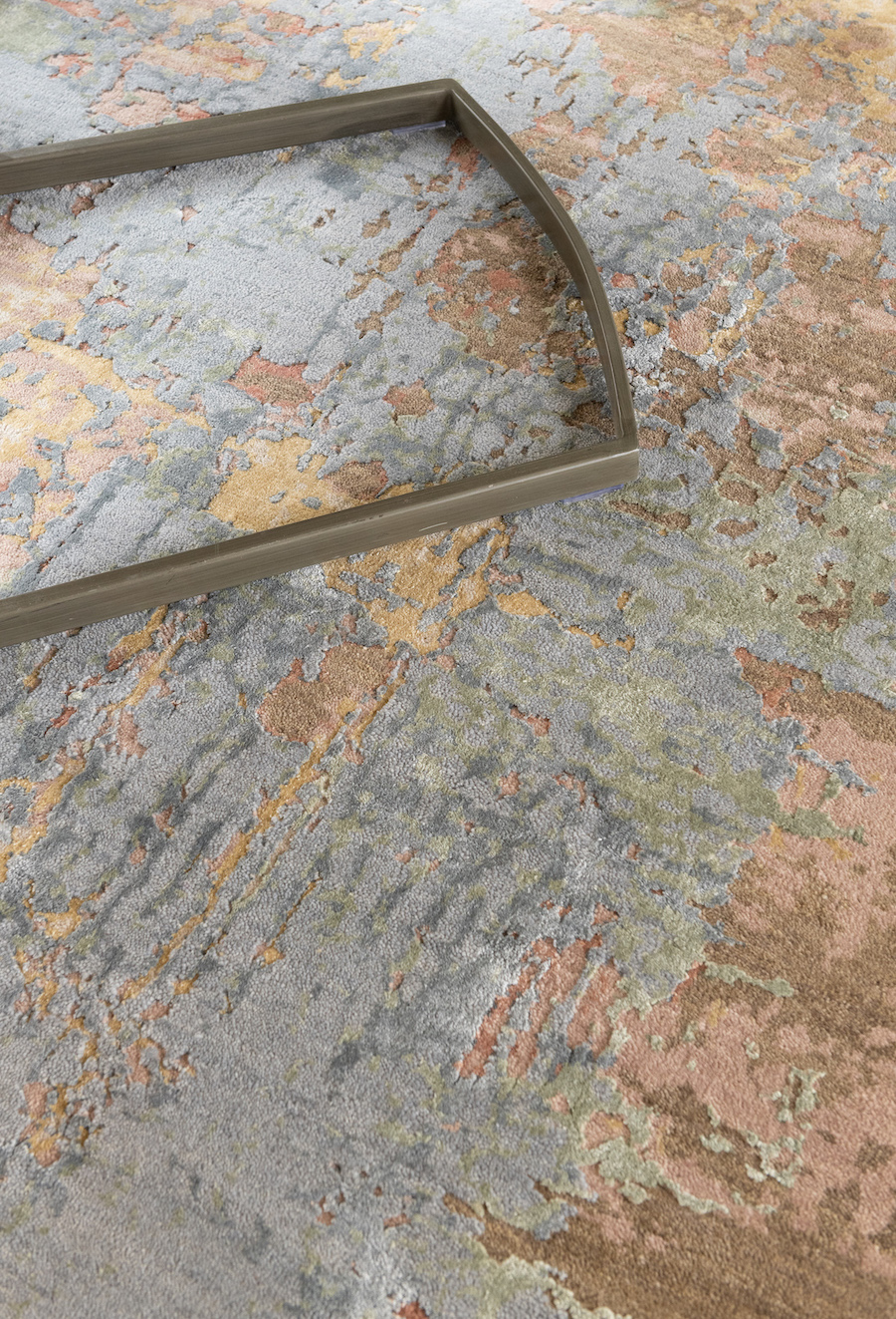 India Soft Pearl design vloerkleed detailfoto