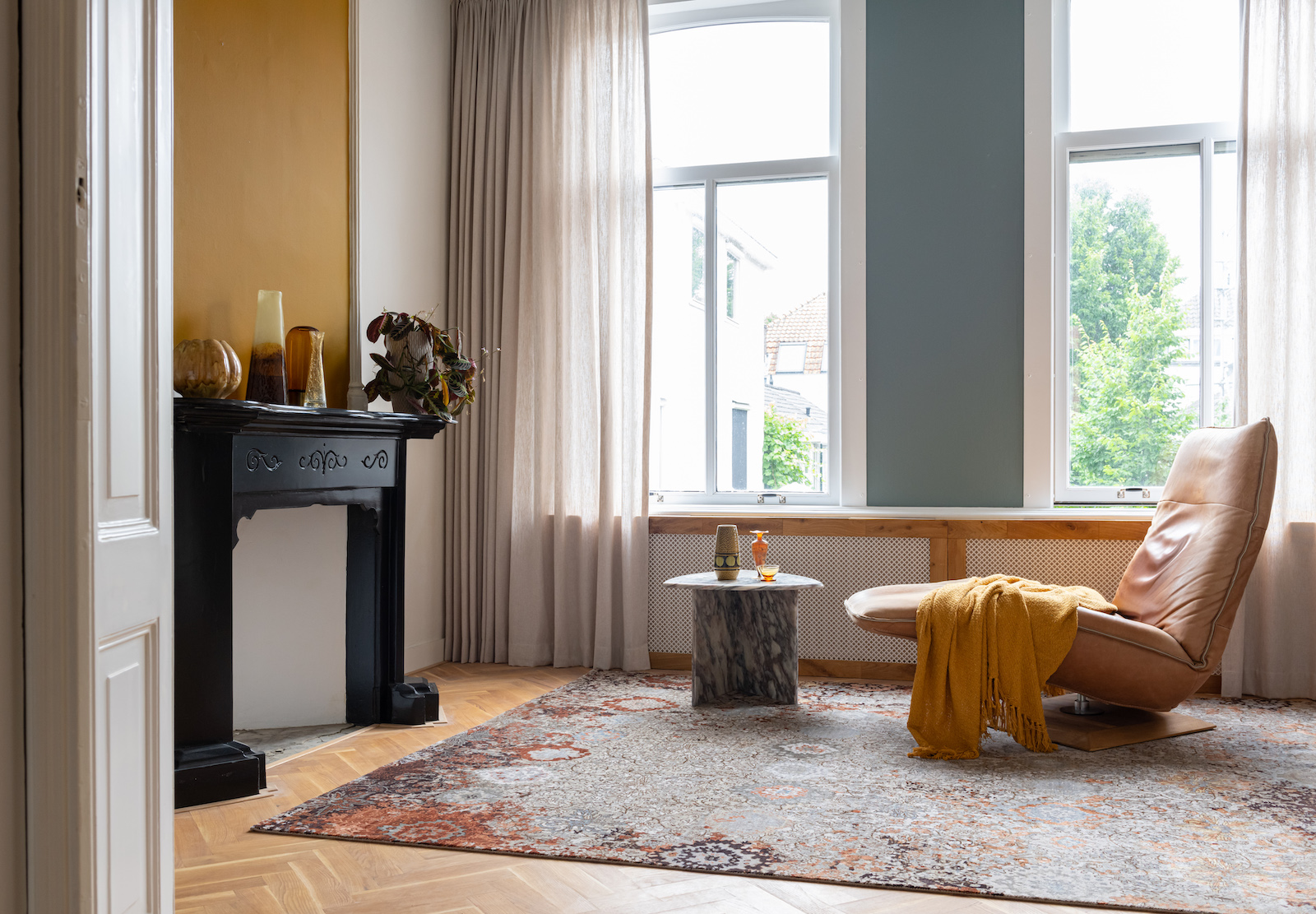 Wiosna Tobacco vloerkleed sfeerfoto